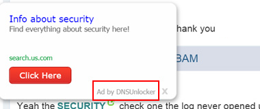 ads da parte di un dns unlocker